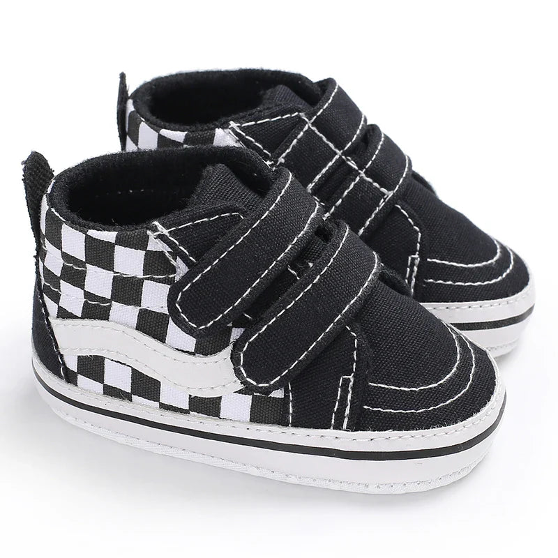 MST Checker – Tênis Infantil Xadrez Estilo Skate Unissex