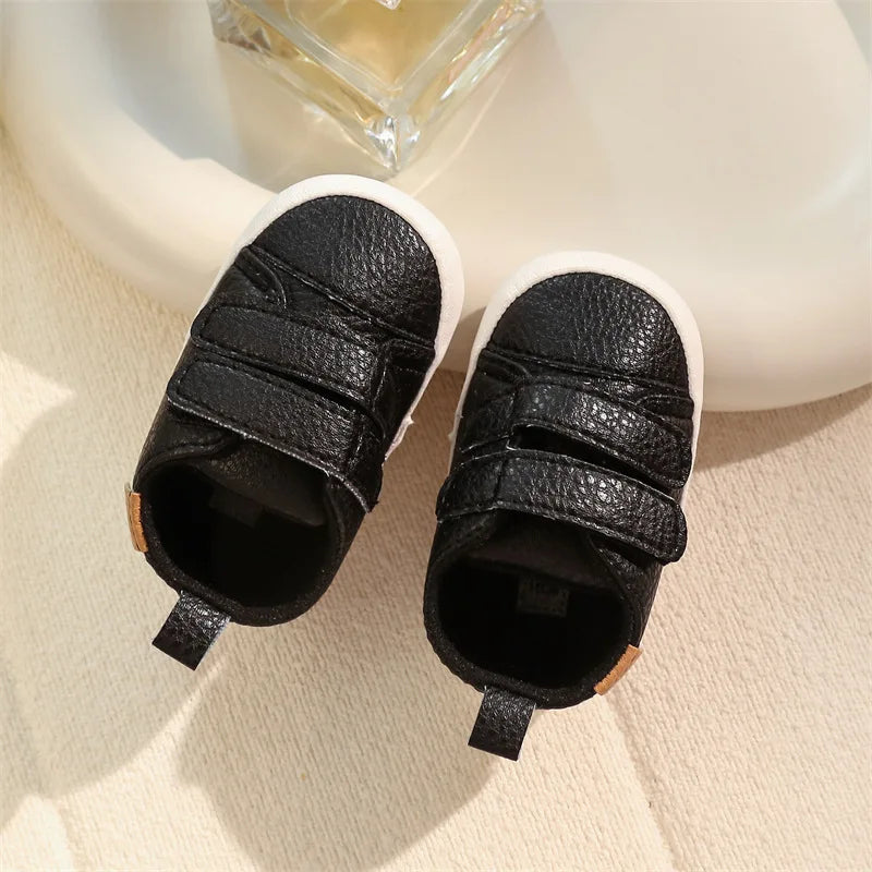 MST Haven – Tênis Infantil Unissex Casual Caramelo com Velcro Antiderrapante