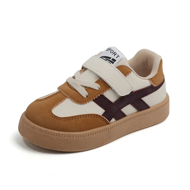 Court Street Tênis Infantil Casual Unissex com Velcro