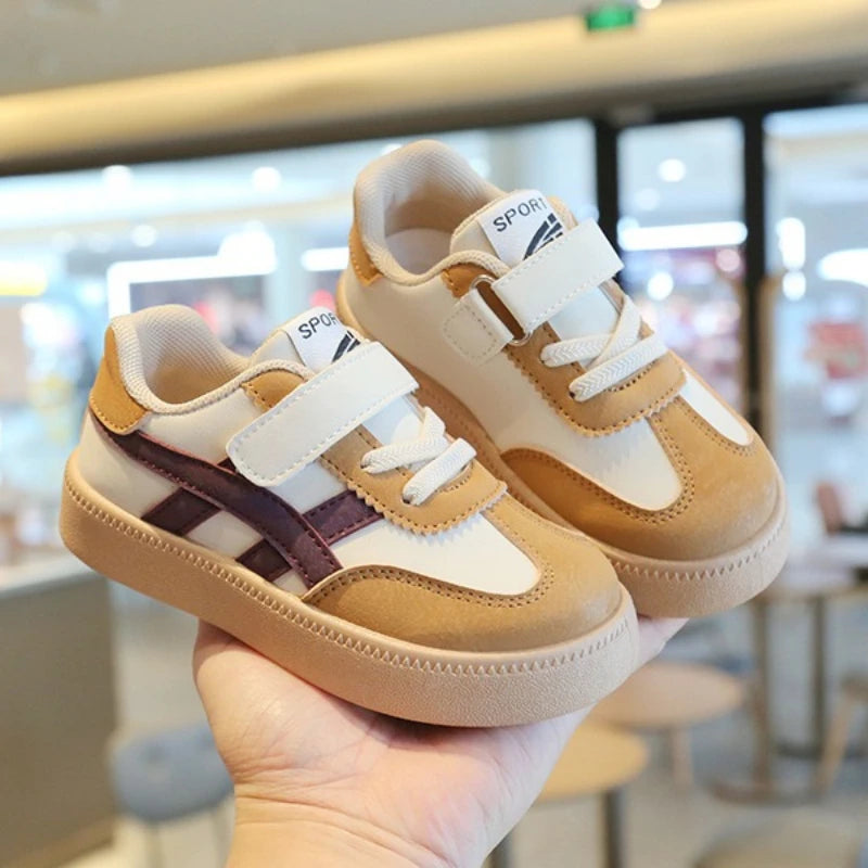 Court Street Tênis Infantil Casual Unissex com Velcro