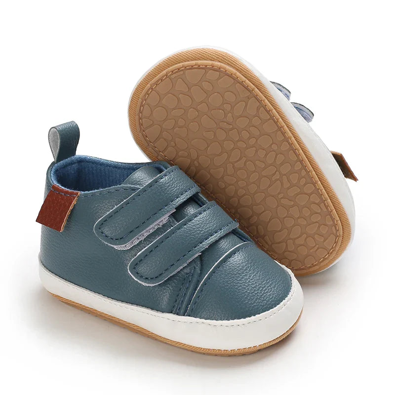 MST Haven – Tênis Infantil Unissex Casual Caramelo com Velcro Antiderrapante
