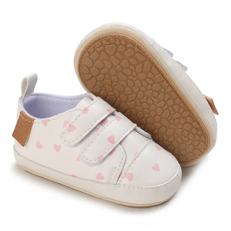 MST Haven – Tênis Infantil Unissex Casual Caramelo com Velcro Antiderrapante
