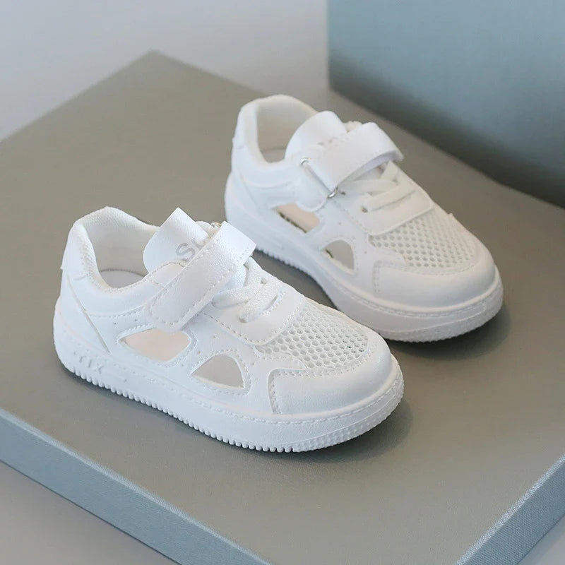 Branco Urbano com Velcro | Tênis Infantil Mini Street