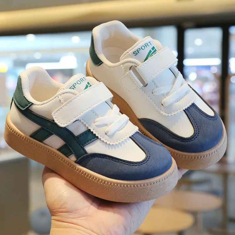 Court Street Tênis Infantil Casual Unissex com Velcro