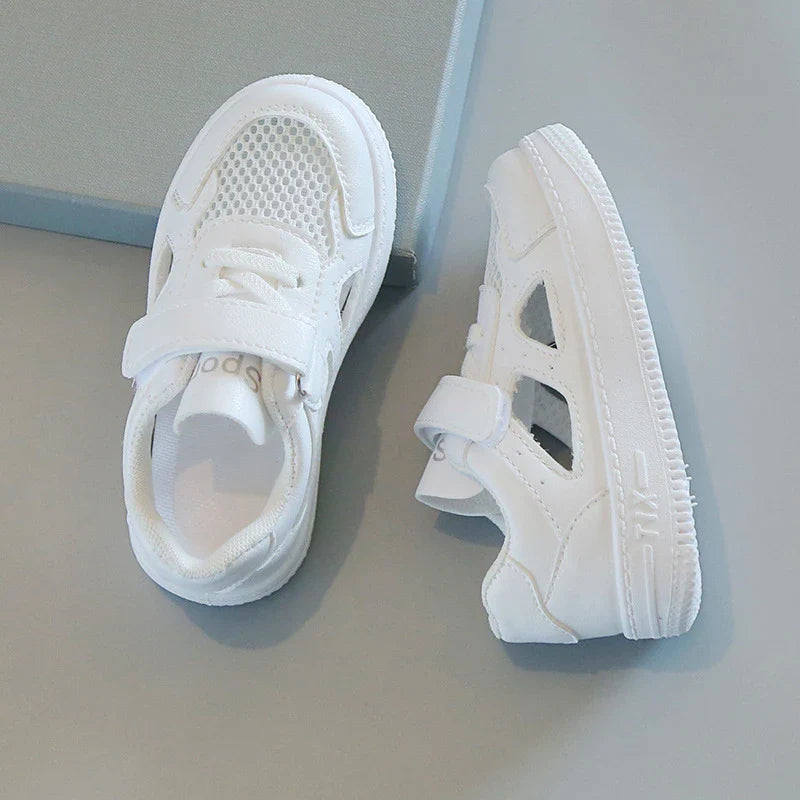 Branco Urbano com Velcro | Tênis Infantil Mini Street