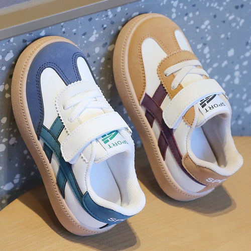 Court Street Tênis Infantil Casual Unissex com Velcro